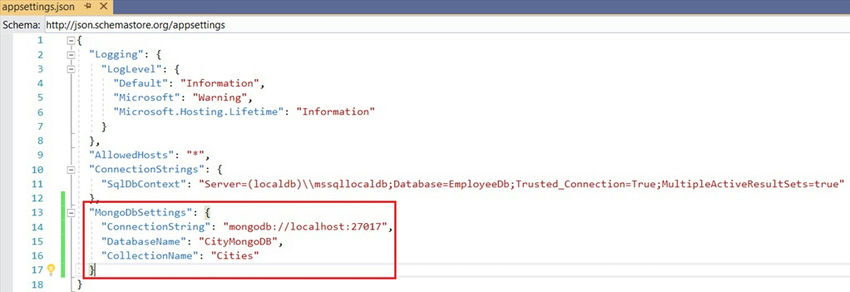 MongoDB connection string